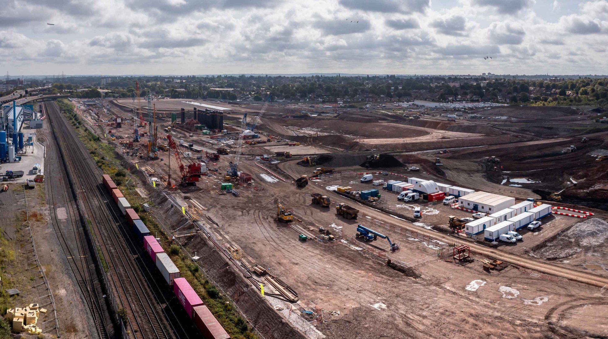 Infrastructure prevailing wage project in progress