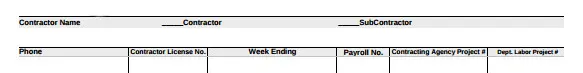 Instructions For How To Fill Out Certified Payroll Report Forms