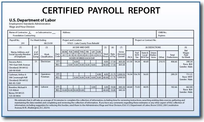 certified payroll