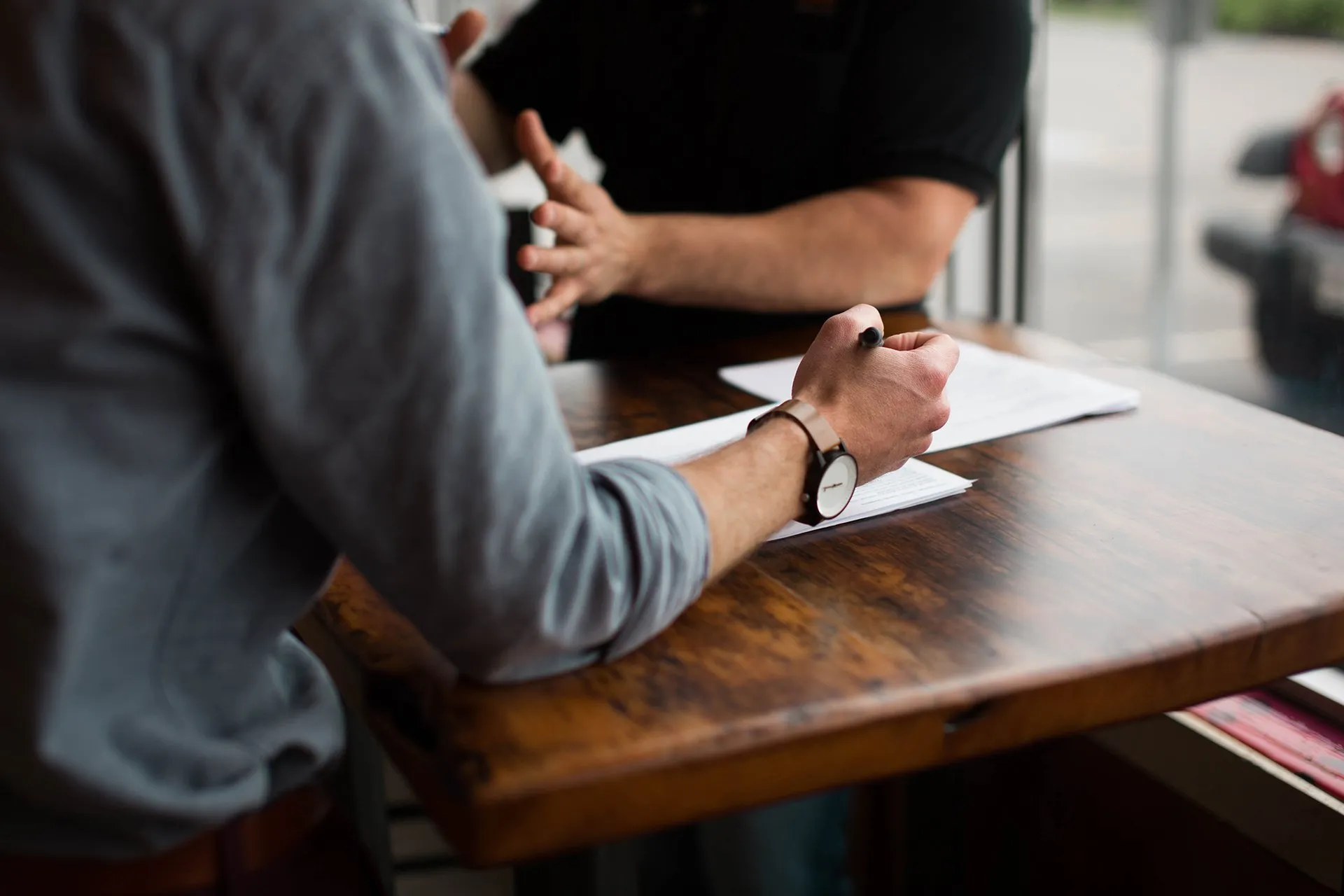 two-men-talking-business-interview