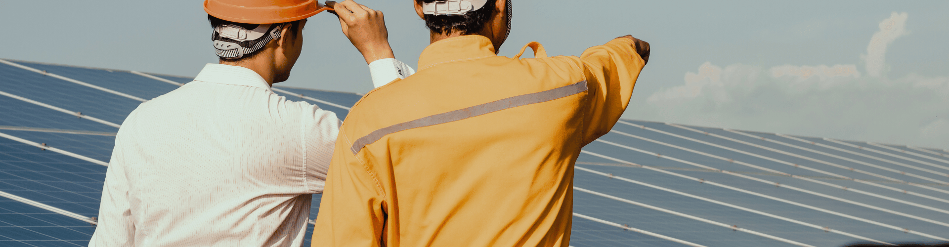 Subcontractor and Contractor on Solar Construction Site