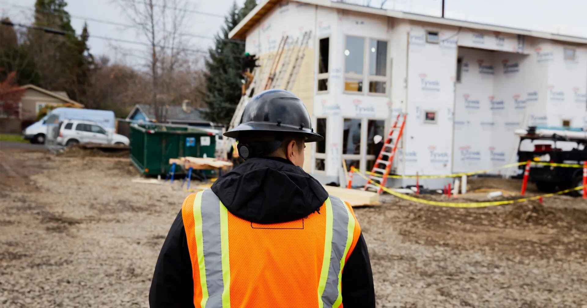 Construction Worker Working on a Davis-Bacon Project